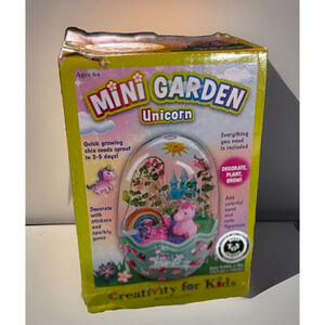 Creativity for Kids Mini Garden Magical Unicorn Grow Kit for Kids NIB